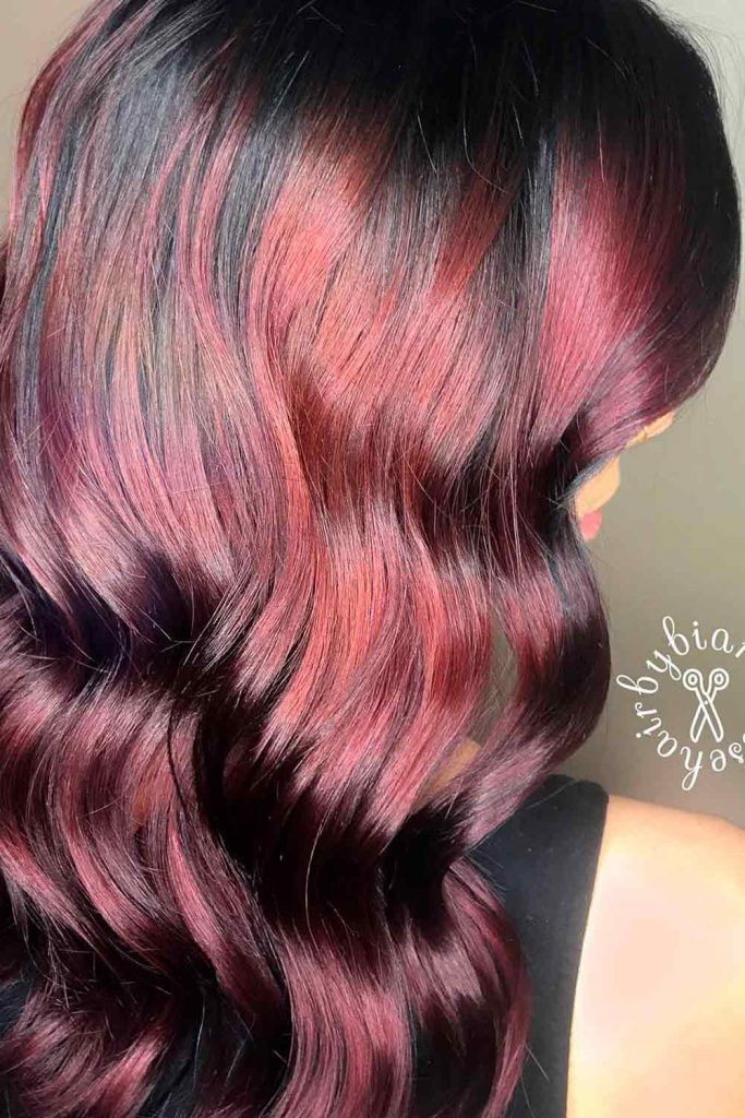 mahogany ombre