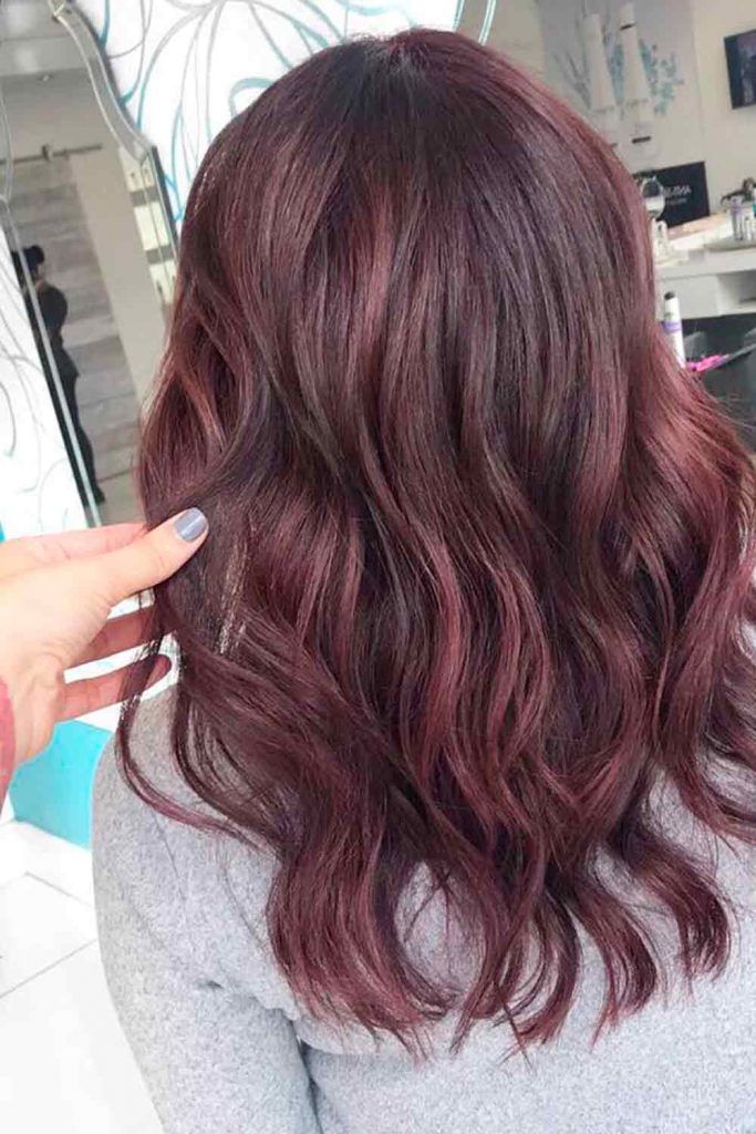 Violet Mahogany For Brunettes