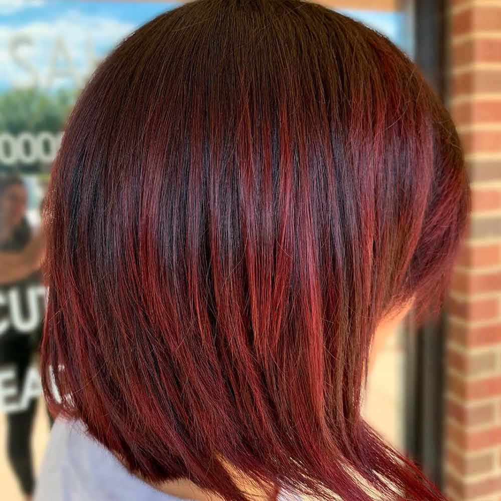 mahogany ombre