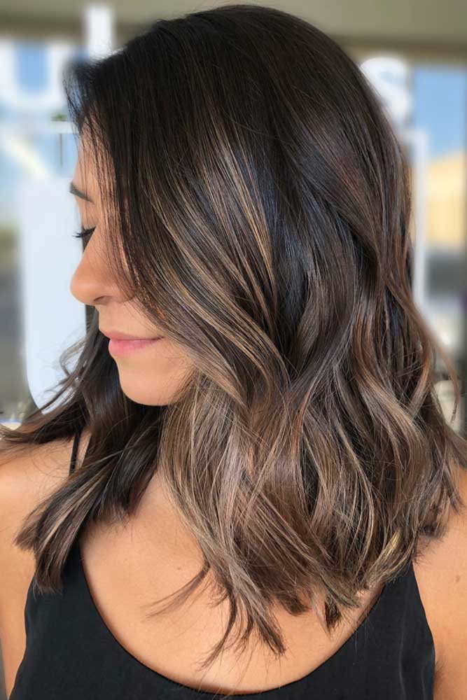 Soft And Subtle Cool Brown #highlights #partialhighlights