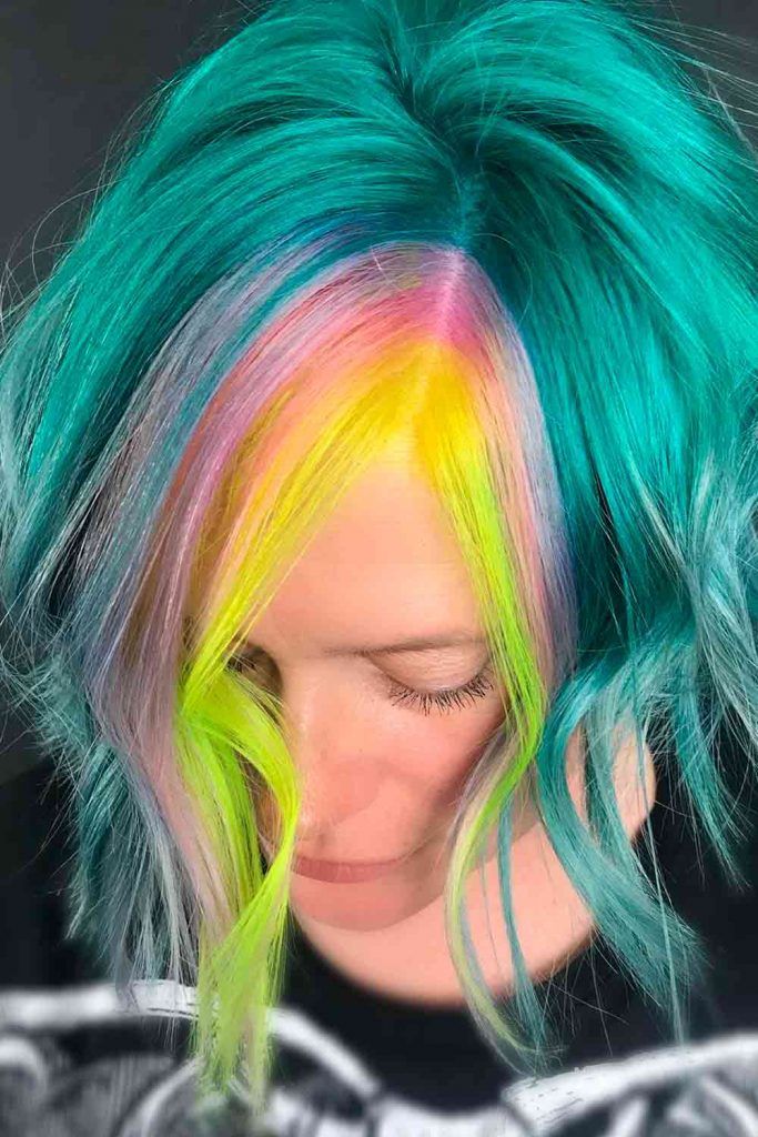 Face Framing Unicorn Balayage