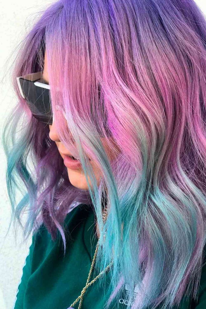 Frosty Unicorn Hair