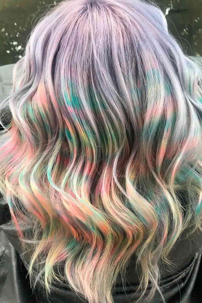 Marbling Unicorn Hair