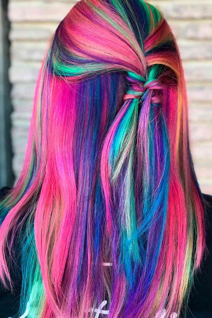 Neon Unicorn Hair