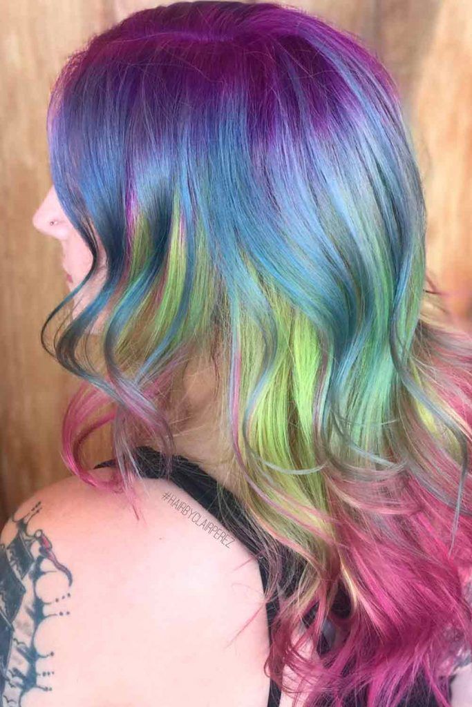 Triple Unicorn Ombre