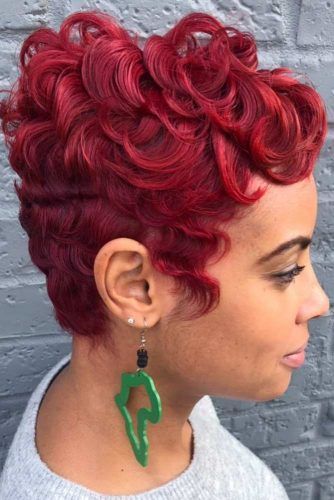 short hair finger waves clips