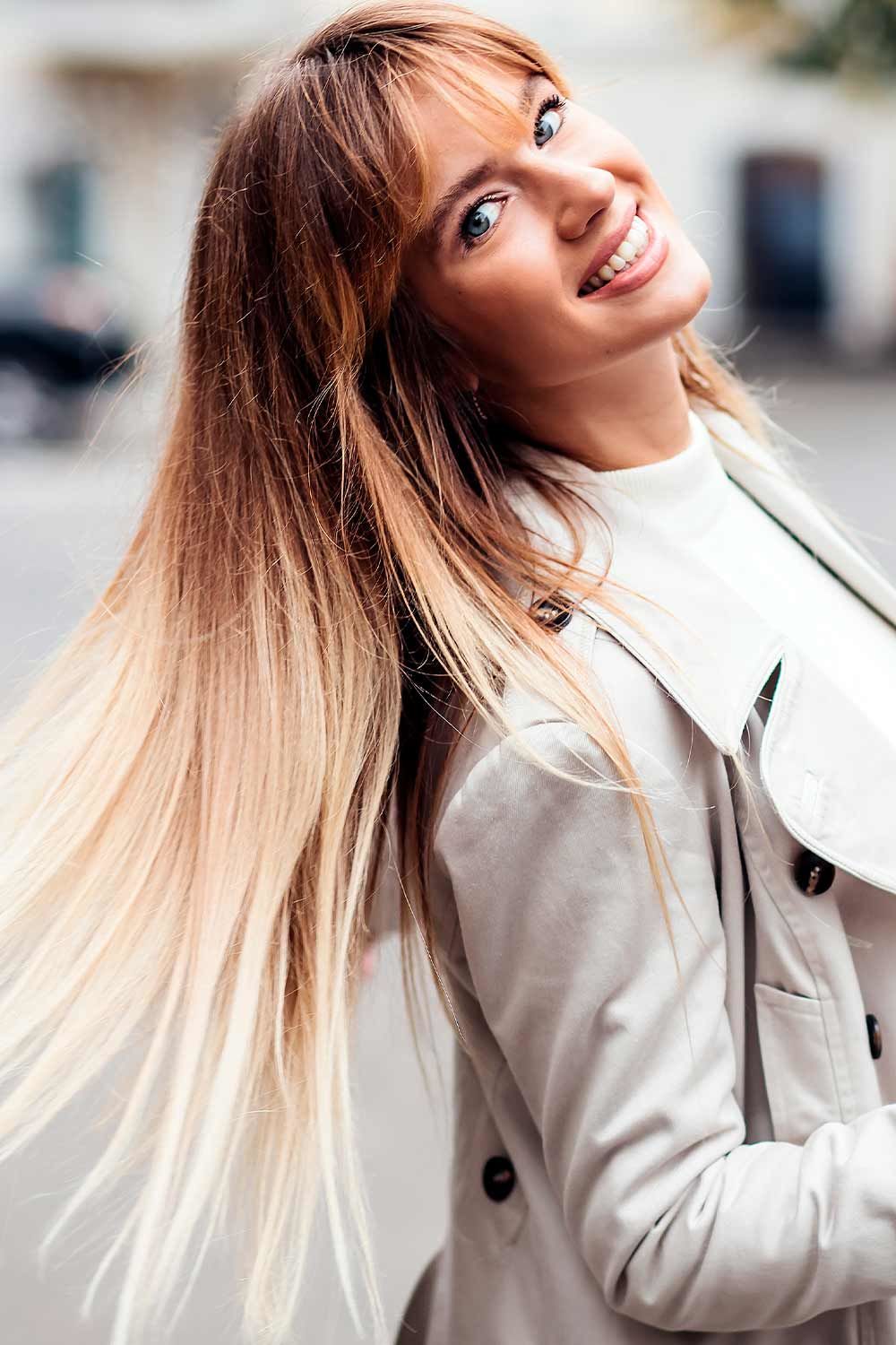 Ashy-To-Honey Blonde Ombre