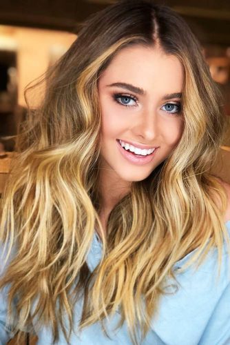 Subtle Honey Blonde Sombre #brunette #blondehair #honeyblonde #sombre