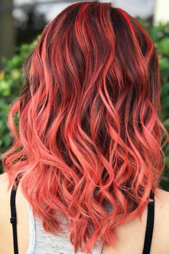 25 Ideas Of Pulling Off Red Highlights To Flame Up Your Base