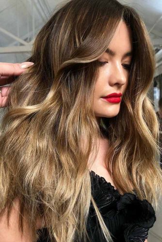 28 Flirty And Effortless Ways To Rock Golden Brown Hair