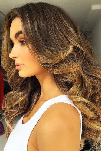 28 Flirty And Effortless Ways To Rock Golden Brown Hair