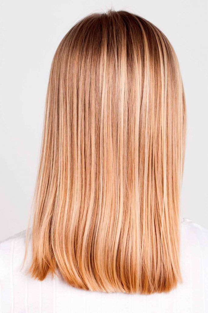 Blonde Hair With Golden Brown Lowlights