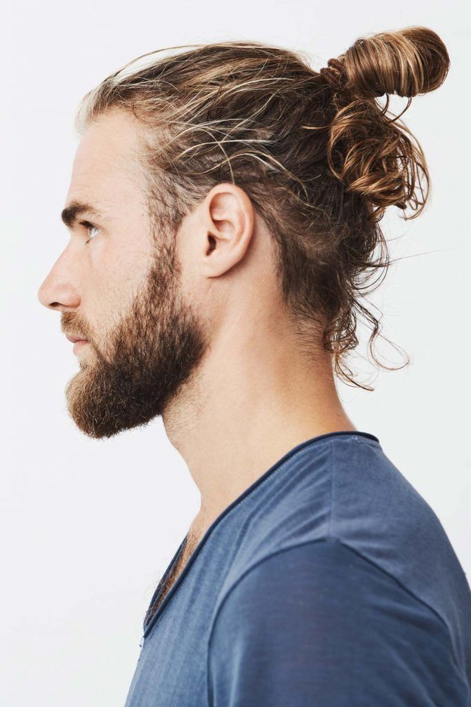 How To Get, Style, And Sport The On-trend Man Bun Hairstyle