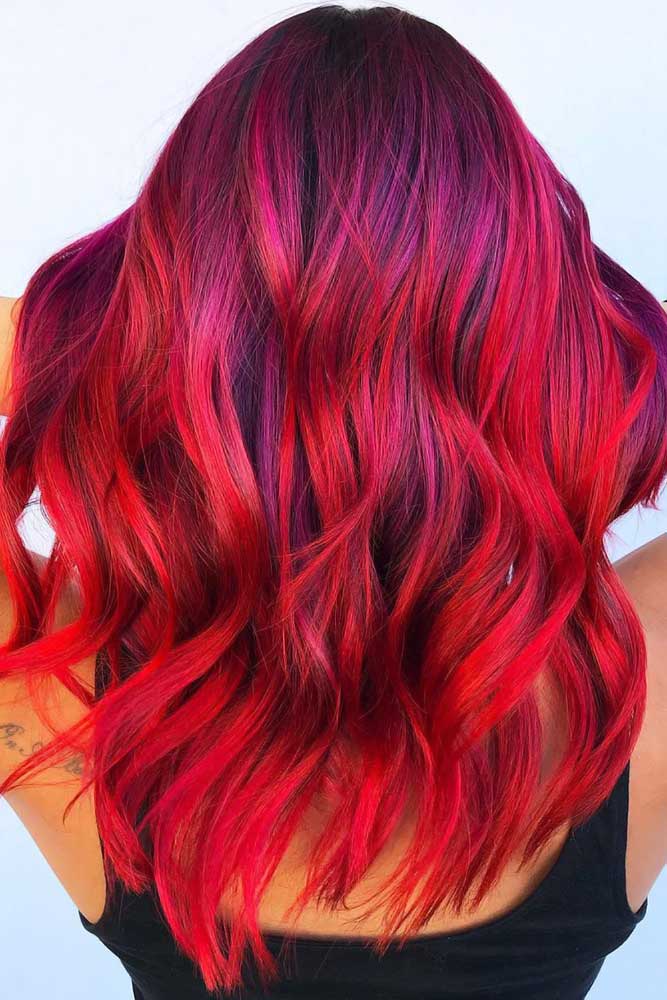 25 Ideas Of Pulling Off Red Highlights To Flame Up Your Base