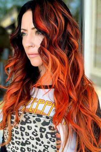 25 Ideas Of Pulling Off Red Highlights To Flame Up Your Base