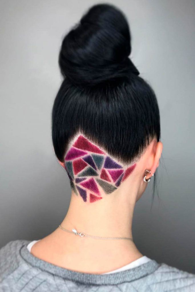 Edgy Triangular Nape Design