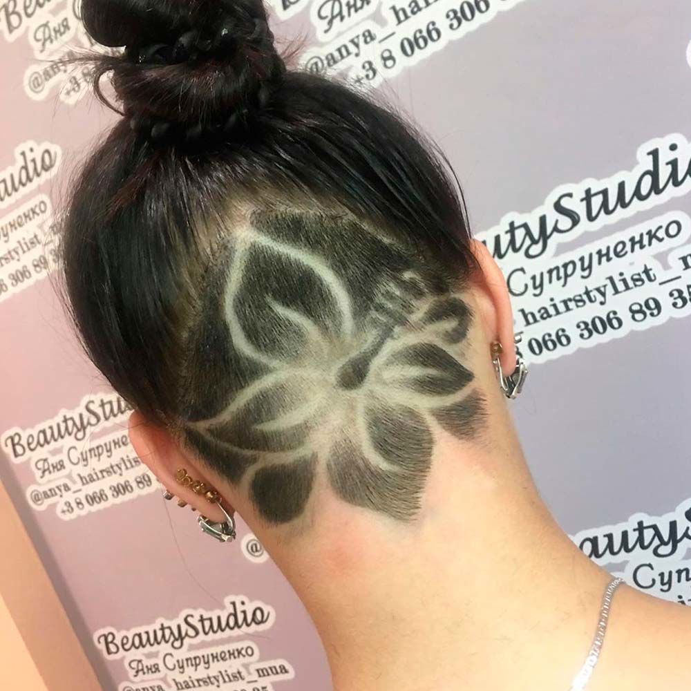 Flower Undercut Design