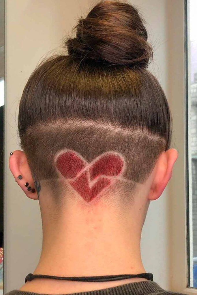 undercut heart designs