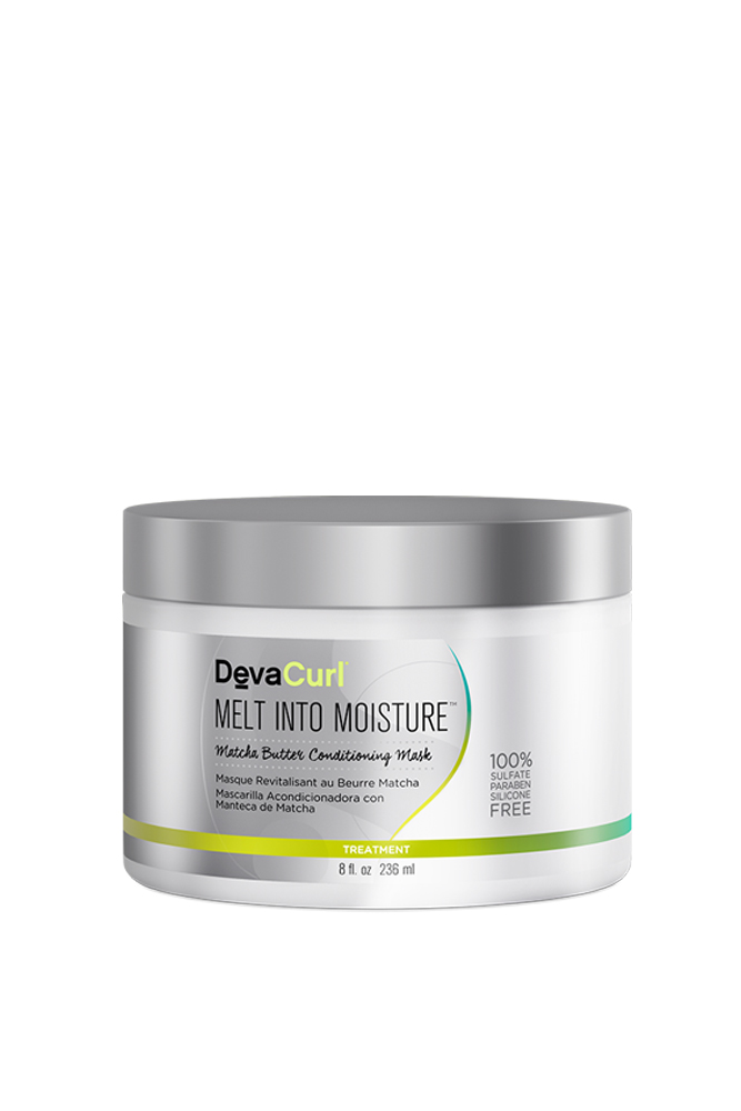  DevaCurl Melt Into Moisture Matcha Green Tea Butter Conditioning Mask #2chair #wavyhair #hairtypes #hairproducts