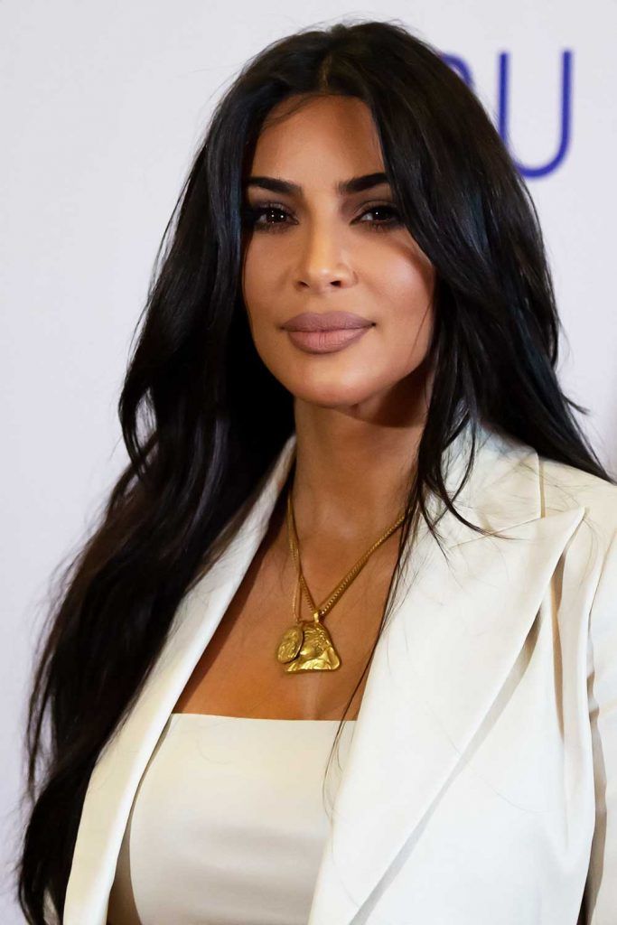 Kim Kardashian #wavyhair #hairtypes