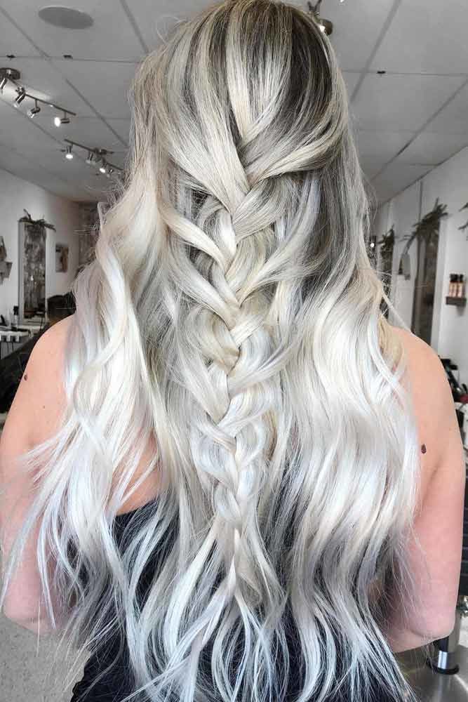 Mermaid Braid Hairstyle #wavyhair #hairtypes