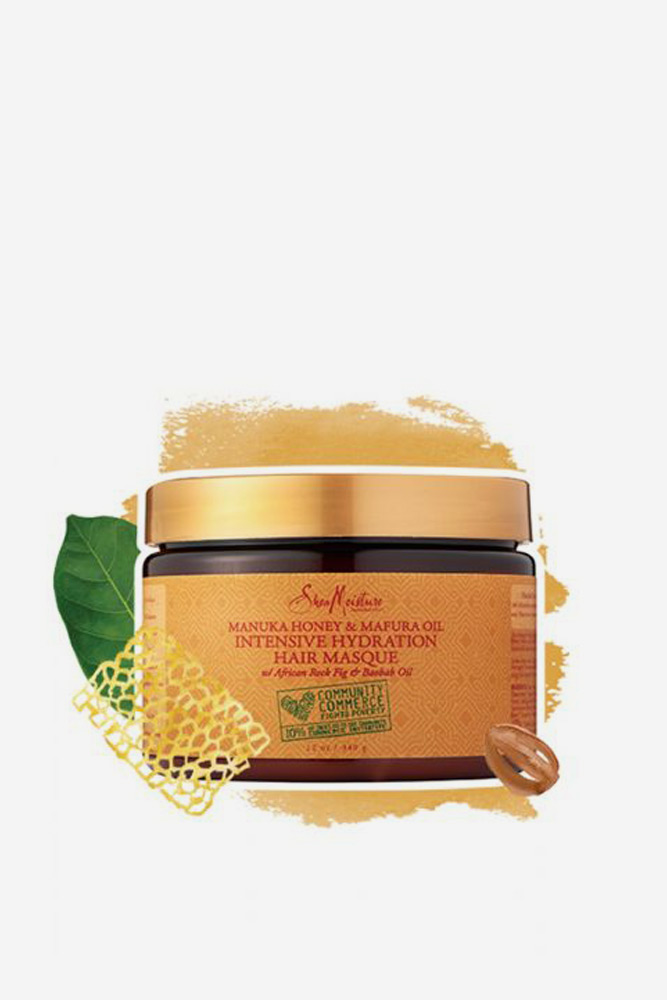 SheaMoisture Manuka Honey & Mafura Oil Intensive Hydration Hair Masque #2bhair #wavyhair #hairtypes #hairproducts