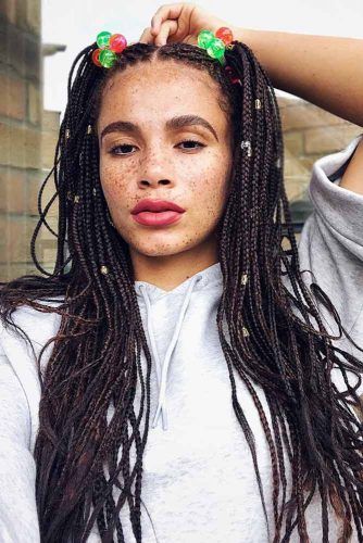 30 Fabulous Ideas To Rock Micro Braids And Look Different