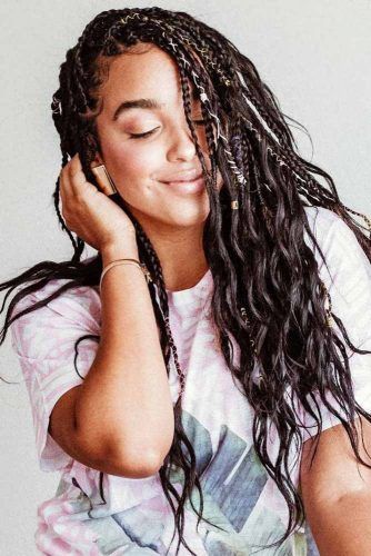 Half Tied Curls #braids