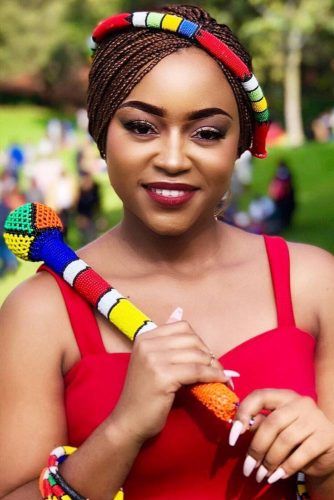 Low Updo With Accessories #updo #braids