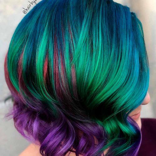 Aquatic Teal Hair