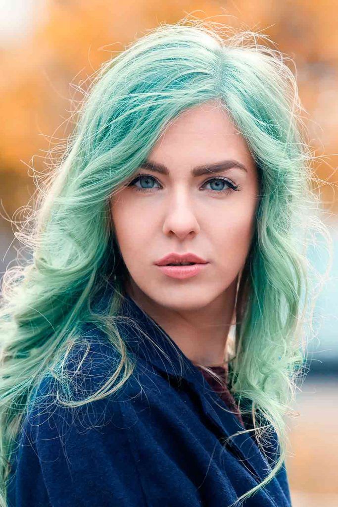 Pastel Minty Teal  Evilhair