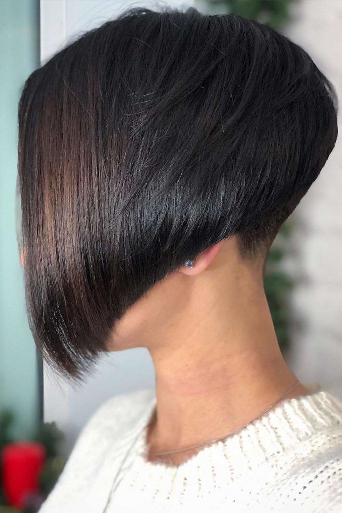 Hinten bob mit undercut Tolle Frauen