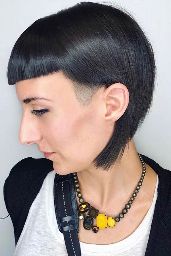 Bob undercut frauen Frisuren Bob