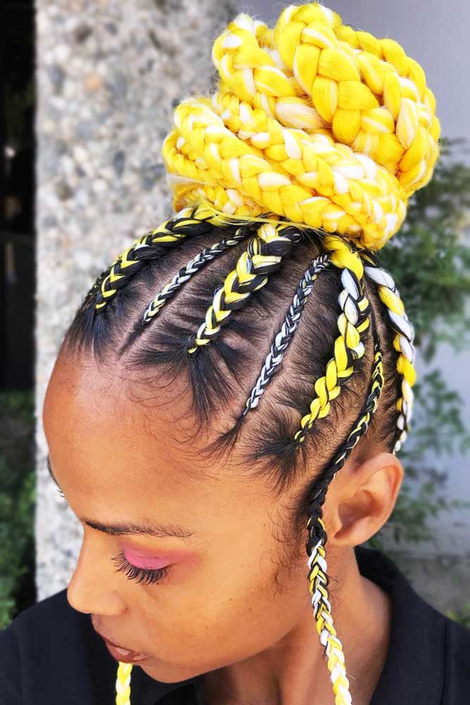 african braid updo hairstyles