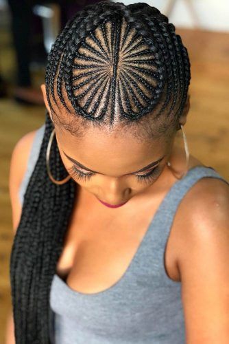 Neat Braids Pony #braids #pony