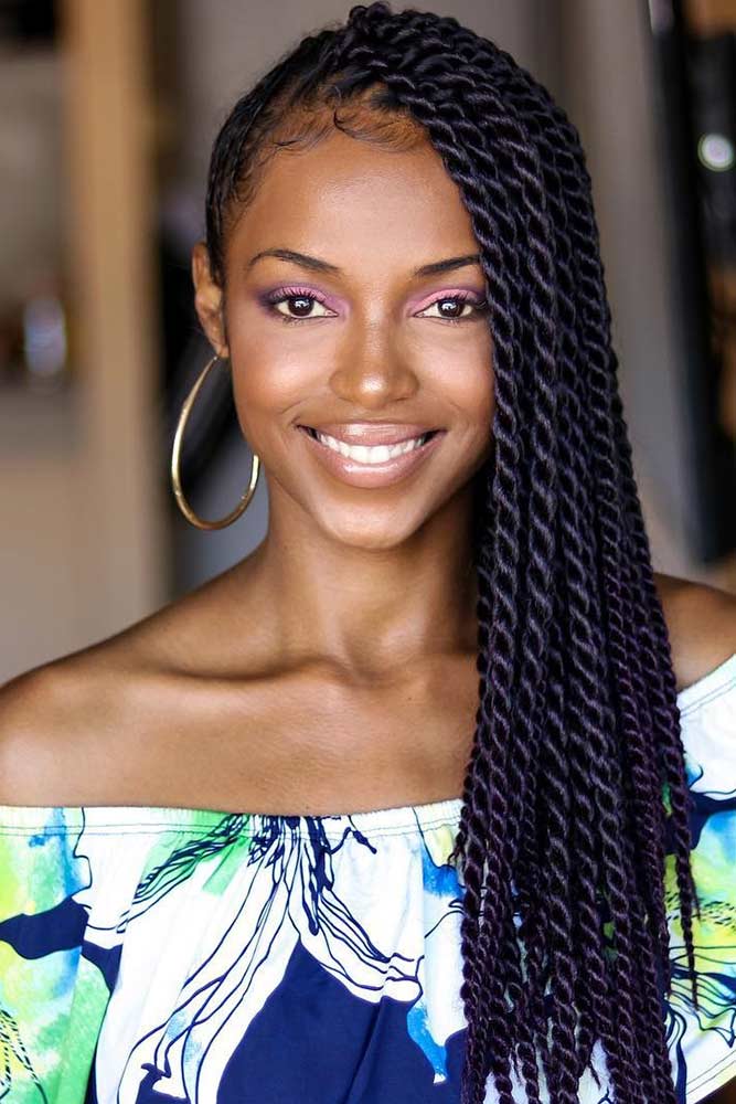 Head-Turning Senegalese Twists #braids #naturalhair