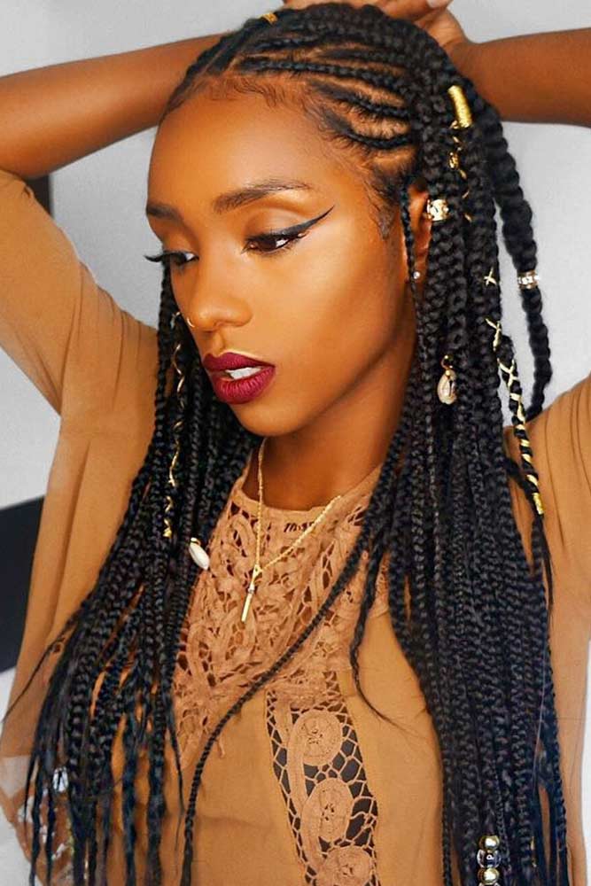 48 Attention-Grabbing Fulani Braids Ideas To Copy In 2020