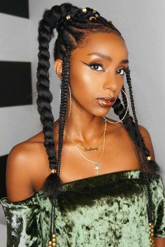 35 Attention Grabbing Fulani Braids Ideas To Copy In 2020