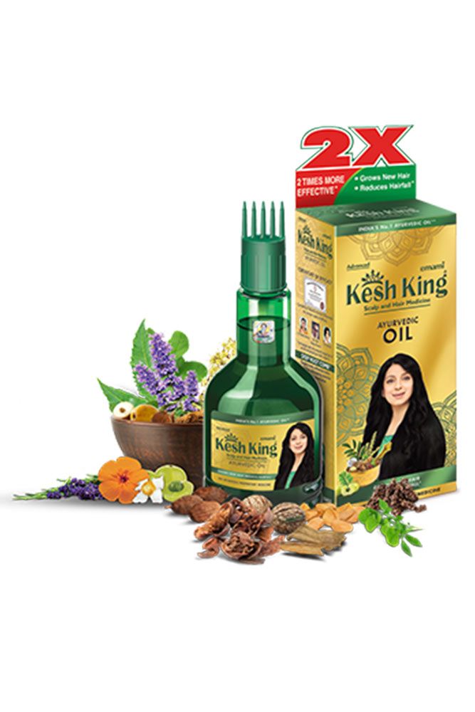 Kesh King Herbal Ayurvedic Hair Oil #hairgrowthtips #hairoil