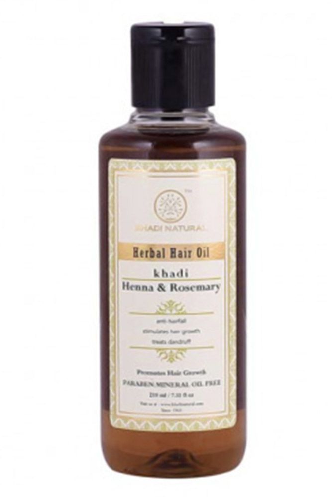 Khadi Natural Henna & Rosemary Herbal Hair Oil #hairgrowthtips #hairoil