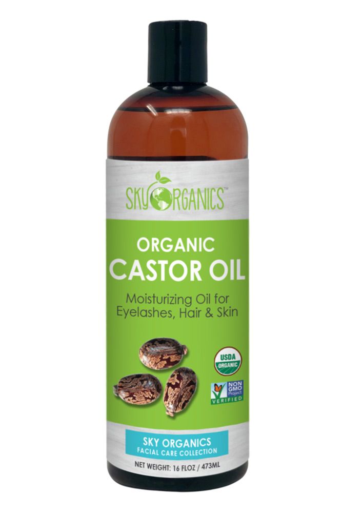 Sky Organics Organic Cold-Pressed Castor Oil #hairgrowthtips #hairoil