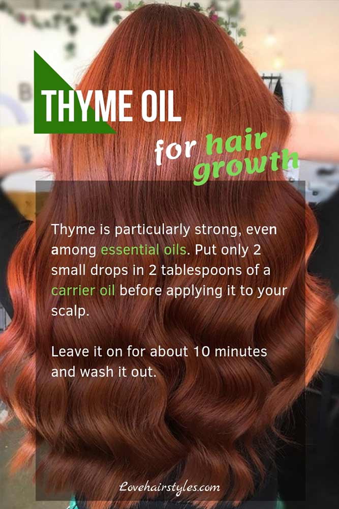 Thyme Oil #hairgrowthtips #hairoil