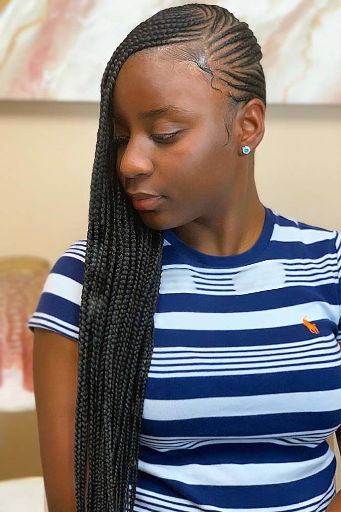 Classic Long Lemonade Braids Sleek Tight #braids #lemonadebraids