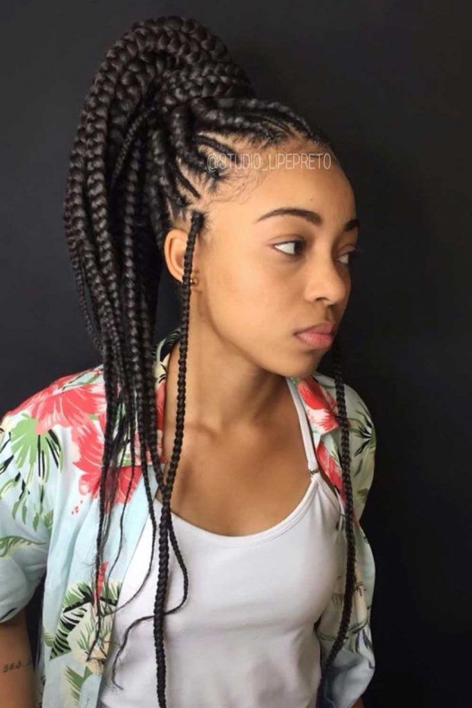 Box Ponytail Lemonade Braids / seriously, they look so good.