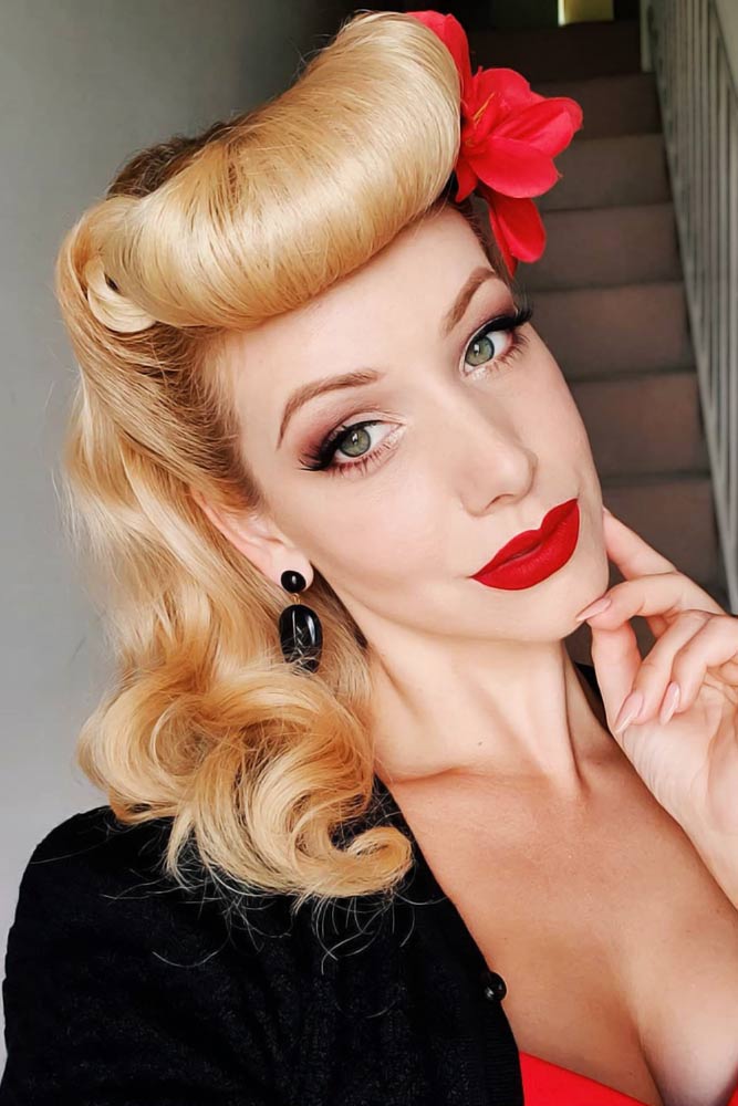 Modern To Vintage Victory Rolls Styles To Add Some Pin Up Vibes