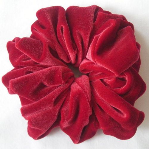 Red Velvet Hair Scrunchies #scrunchies