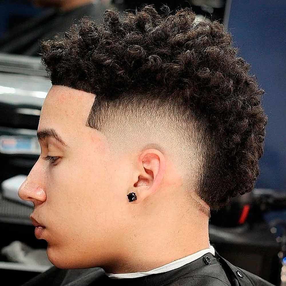 high top haircut fade