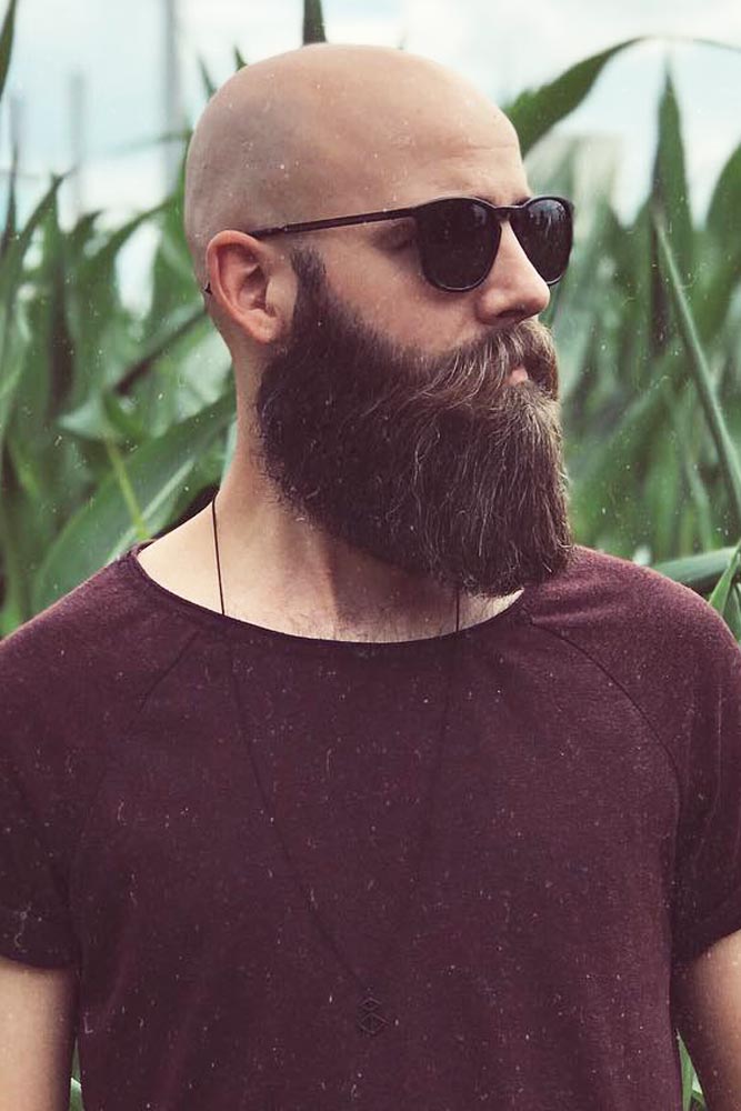 Bald Head And Beard #baldhead #beard #fullbeard #hipster #hipsterhaircut