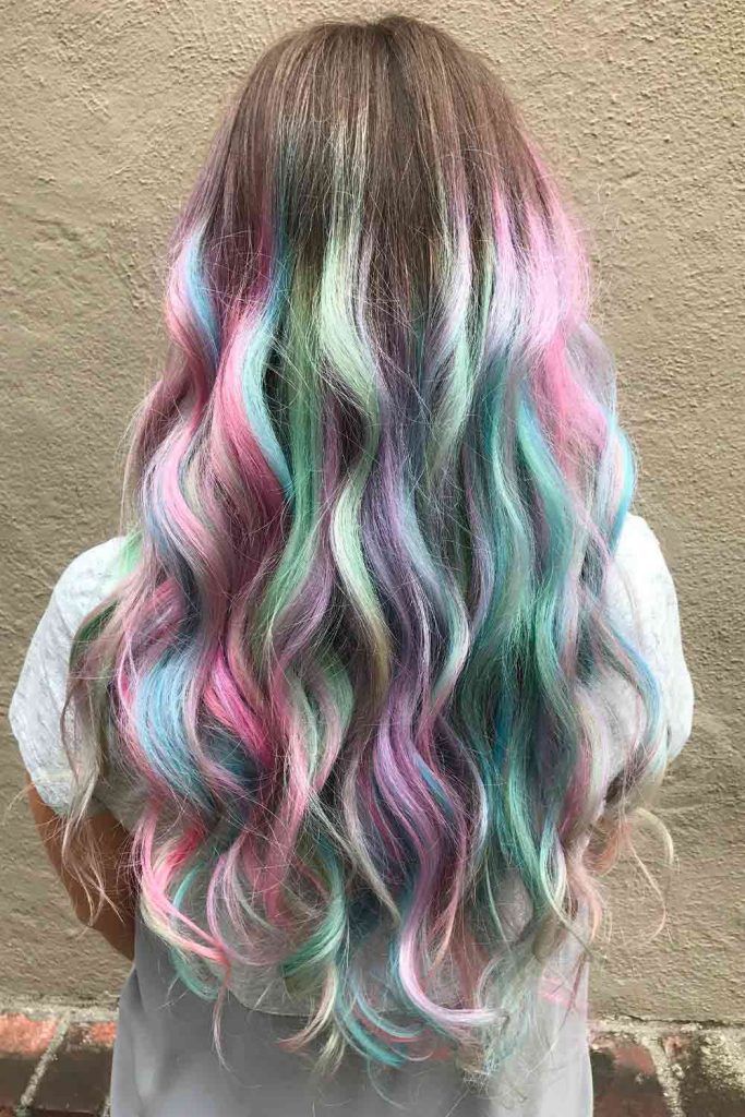 13 Opal Hair Colors to Inspire Your Dreamy Rainbow Dye Job  Allure