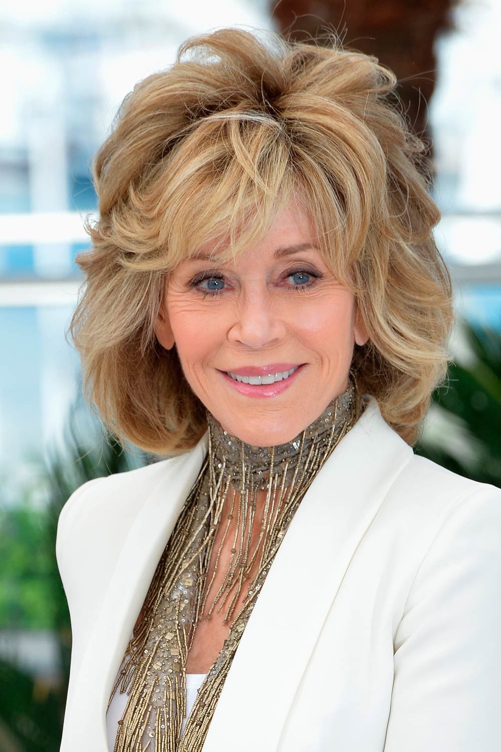 Jane Fonda Hair Messy Style 